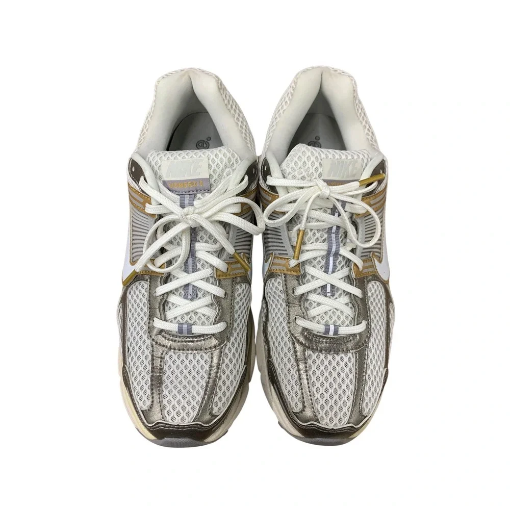 Nike Air Zoom Vomero 5 Running Sneakers Platinum Tinit Metallic Gold Men's‎ 11.5